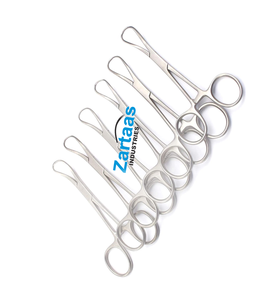 Ensemble de 6 pinces à serviettes Backhaus en acier inoxydable de haute qualité, 5,5 pouces, fabricant et exportateur d'instruments chirurgicaux - Product Image 1