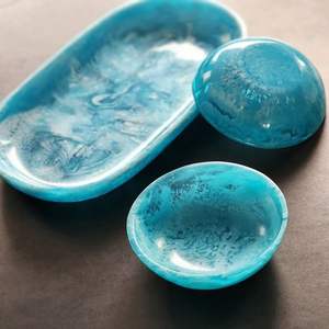 REASONS Customize Colorful Handmade Best Quality Full Resin Bowl with Base for <b>Chocolate</b>, Candy, Sweets and Jewelry - Product Image 4