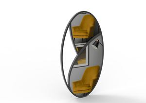 Espejo de pared con marco de aluminio hecho a mano vintage moderno añade encanto atemporal a la decoración de tu hogar - Product Image 6