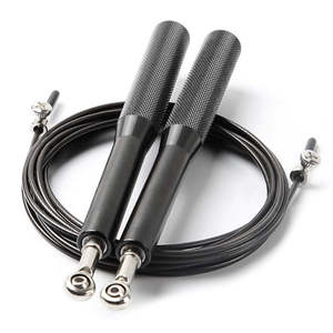 High Fast Speed Jumping Rope Skipping Rope for Fitness Adjustable Red Color Wire Feature Jumping Rope - Product Image 1