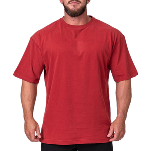 Mens Blank Cotton <b>Tshirt</b> Oversized Drop Shoulder Design T-shirt Custom Quality Printing T-shirt for men - Product Image 5