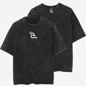 Meilleure vente 100% coton biologique T-shirt pour homme délavé à l'acide 240 grammes Tissu tricoté à motif solide surdimensionné - Product Image 1