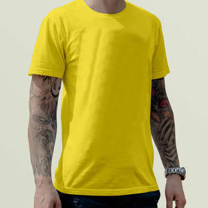 Vente en gros bon marché T-shirts à séchage rapide respirants en polyester/coton coupe ajustée - Product Image 3