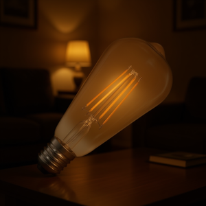 Bombillas LED DEC. PEBETERO 6W E27, Color Ámbar, Producto Regular - Product Image 3