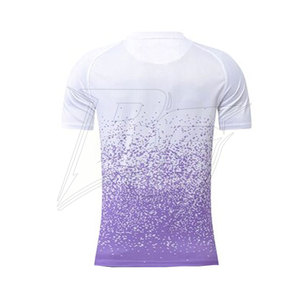 Best Design Sublimated Knitted Sports <b>T</b>-<b>Shirt</b> Polyester Fabric Quick Dry <b>Moisture</b> <b>Wicking</b> Regular Fit for Team Training - Product Image 2
