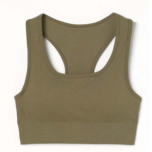 Soutien-gorge de sport sans couture à une épaule pour femmes Design personnalisé Fitness Yoga Wear Toutes les tailles Couleurs Spandex Polyester Plus Size - Product Image 1