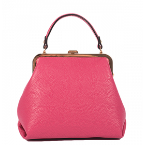 Structured Handbag in Genuine Dollar Leather - Made in <b>Italy</b> - Art. 23317 - Product Image 1