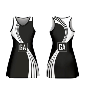 Ropa deportiva Reversible sin costuras con estampado personalizado, uniformes de netball, transpirables, ligeros, Anti-UV, 100% de poliéster, ajustados para mujer - Product Image 6