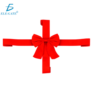 Lazo de Plástico Rojo para Decoración Navideña, para Puerta de Armario, Árbol y Hogar, para Envolver Regalos - Product Image 3