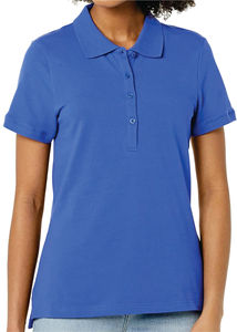 100% coton hommes et femmes à manches courtes pour polos anti-rides affaires coupe décontractée avec col à pointe piquée léopard - Product Image 2