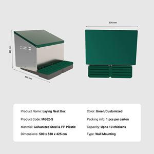 Caja de Nidificación Plegable MG02-S: Evita que las Gallinas Coman <span class=keywords><strong>los</strong></span> <span class=keywords><strong>Huevos</strong></span> con un Diseño Innovador - Product Image 6