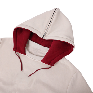 Sudadera con Capucha Neutral de Invierno para A&M, Unisex, Premium, 100% Algodón Orgánico, Felpa, con Cierre, Logotipo de Chenilla, Bolsillo Tipo Canguro - Product Image 4