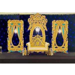 Prominent <b>Wedding</b> Stage Backdrop <b>Frames</b> Decor Traditional <b>Wedding</b> Backdrop <b>Frames</b> Indian <b>Wedding</b> Backdrop Denmark - Product Image 1