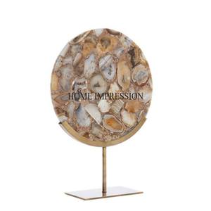 Posavasos de aspecto antiguo Diseñador Forma redonda Atractivo Llamativo Diseñador Escultura Acentos decorativos para el hogar al precio más bajo - Product Image 1