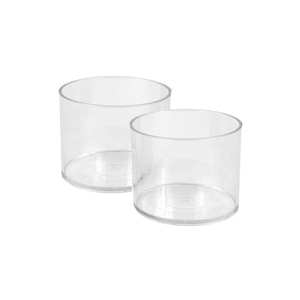 80-Pack CLEAR TEALIGHT HOLDERS, Tealight Cups, Clear Tealight <b>Candle</b> Holders 80-Pack, Bulk Tealight Holders, Bulk Tealight Cups - Product Image 2