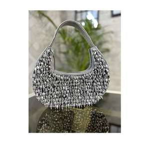Bolso de Mano de Cuero PU de Media Luna de Diseño de Lujo para Mujer Joven, Gran Capacidad, Cierre de Cremallera Impermeable, Bordado, Venta al por Mayor - Product Image 1