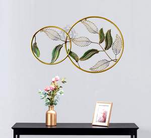 การออกแบบที่กำหนดเองได้ขายร้อนในร่มขนาดใหญ่ตกแต่งผนังโลหะติดผนังผนังศิลปะโชว์ผลงานหัตถกรรม - Product Image 1