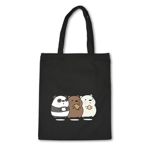 กระเป๋าผ้าใบผ้าฝ้าย100% เป็นมิตรกับสิ่งแวดล้อมกระเป๋าโท้ทผ้าคอตตอนออร์แกนิคธรรมชาติสไตล์เรียบง่ายน่ารักรีไซเคิล - Product Image 1