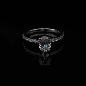 Lujo 3.50Ct Lab Grown Diamond Ring Marquise Cut VS1 IGI Certificado Oro Rosa Oro Plata Compromiso Boda Proveedor de joyería - Product Image 1