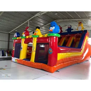 สนามเด็กเล่นเป่าลม Angry Birds - อุปกรณ์สวนสนุกกลางแจ้งขนาดใหญ่ - Product Image 4