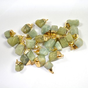 Aigue-Marine Gemstone Pendentif en argent sterling 925 Argent sterling 925 plaqué or avec des acheteurs de bijoux aigue-marine de haute qualité - Product Image 1