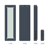 Casing SSD Dual Enclosure Aluminium M.2 NVMe dan SATA Tipe C ke USB3.2 10Gbps dengan Layar LCD