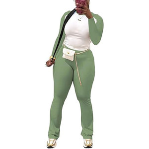Ensemble 2 pièces de vêtements de sport d'hiver imprimés lavés à l'acide pour femmes-Vêtements de sport d'entraînement - Product Image 2