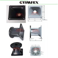 Haut-parleur professionnel à cornet de 1 pouce, guide d'ondes 115*105*95mm, cornet pour système de sonorisation professionnel