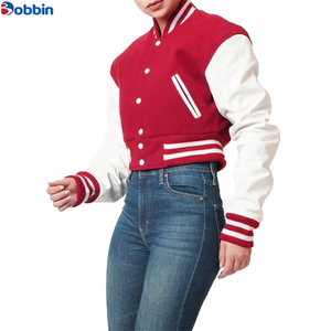 Veste universitaire matelassée à motif personnalisé, longueur courte, vêtement décontracté avec fonction réversible et respirante, taille XL, motif uni - Product Image 1