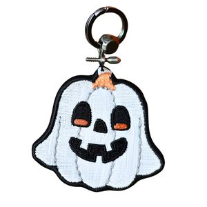 Regalo promocional de fiesta, llavero bordado personalizado, calabaza de Halloween - Product Image 5