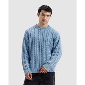 Pull en maille torsadée pour homme, à capuche, hiver, grande taille, motif 3D, respirant, chaud, tissé à la machine, avec logo imprimé, pour l'automne/hiver - Product Image 5