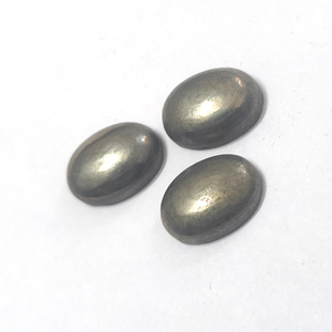 2 Pcs de Pyrite Naturelle 14x10mm Cabochon Ovale 31.05 Cts Lot Iroc Sales Good Quality Pyrite Cab Loose Gemstones US $42.58 pour Tous - Product Image 4