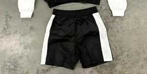 ชุดเสื้อกันลมถักสองชิ้นสำหรับผู้ชายและผู้หญิงชุดกันลมผ้าไนลอนออกแบบได้ตามต้องการ - Product Image 3