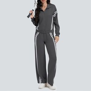 Chándal de Invierno para Mujer de Primera Calidad, con Capucha, Color Sólido, Impresión de Logotipo Personalizada, Ligero, Transpirable, de Secado Rápido y Sensación Cómoda - Product Image 3