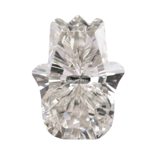 Certificado IGI CVD/HPHT 1ct-4ct DEF Color VVS/VS Aclarar Corte redondo Diamantes cultivados en laboratorio Diamante suelto Cultivado Hamsa Forma de mano - Product Image 1