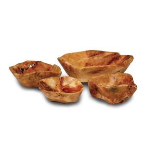 Bol à fruits artisanal en bois d'olivier, vaisselle en bois naturel - Product Image 4