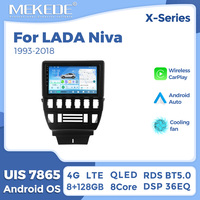 MEKEDE X40 UIS7865 8+128G 2K QLED AKM DSP CarPlay Inalámbrico Android Auto para LADA Niva 1993-2018