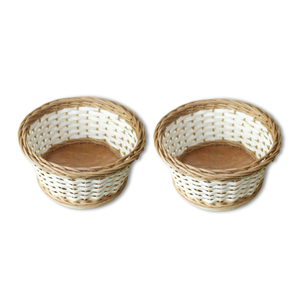 VENTA CALIENTE Exportación desde Vietnam Cesta clásica de ratán: perfecta para almacenar y decorar a buen precio - Product Image 1