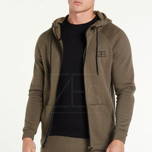 Vêtements de sport Couleur unie Hommes Gym Fitness Hoodies Fashion Wear Slim Fit Hommes Gym Fitness Hoodies à vendre - Product Image 2