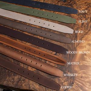 Ceinture pour homme en cuir de vachette de qualité supérieure, boucle en métal durable, taille et couleur personnalisables, style élégant pour le bureau et la mode - Product Image 5