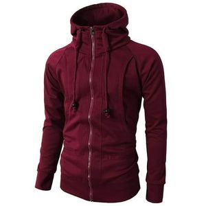 Sweat à capuche unisexe en molleton 100 % coton, manches longues, coupe classique, logo personnalisé, couleur unie, vente en gros, pour l'hiver - Product Image 2