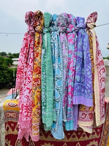 Conception personnalisée imprimé femmes écharpe à la main plage couvertures Boho cou tête enveloppe longue écharpe bohème coton sarongs cadeau pour elle - Product Image 5