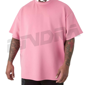 Nouveau hommes surdimensionné t-shirt Look moderne vêtements urbains coupe ample t-shirt Design minimaliste décontracté haut en coton Style tendance tenue quotidienne - Product Image 3