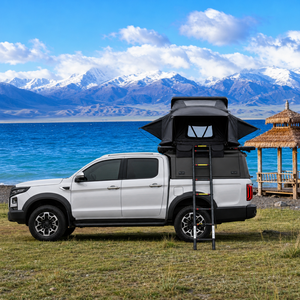 Tente de toit à coque rigide en aluminium ABS, ouverture latérale, imperméable, installation rapide, quatre saisons, 1-2 personnes, 4x4, <span class=keywords><strong>camping</strong></span> tout-terrain, voitures - Product Image 2