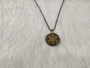 Pendentif Orgonite Labradorite pour hommes et femmes artisanat en pierre semi-précieuse avec logo Metatron pour la revente Vente en gros - Product Image 2