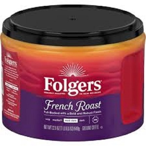 ORIGINAL FOLGERS FRENCH ROAST ROBUSTA Caffeinated <b>GROUND</b> <b>COFFEE</b> BULK SUPPLY - Product Image 3