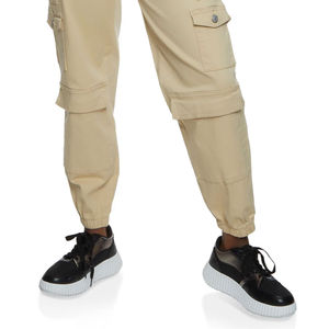 Pantalones Cargo de Pierna Ancha con Logotipo Personalizado, Moda Casual 2025, Pantalones Cargo para Mujer Más Vendidos, OEM - Product Image 5