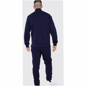 Survêtements d'hiver 100% coton pour hommes, pantalons évasés et sweat à capuche zippé, ensembles imprimés pour la course à pied et l'entraînement des adultes - Product Image 2