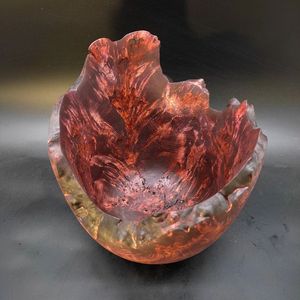 Resina epoxi hecha a mano de la mejor calidad con cuencos Servidor de ensalada de madera de mango Tazón Diseño moderno y fiestas de bodas de la India - Product Image 6