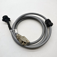 Cable de Interfaz de Señal de Datos Serial DB9 Personalizado, Macho RS232 a Conector Rectangular Industrial Moldeado y Blindado